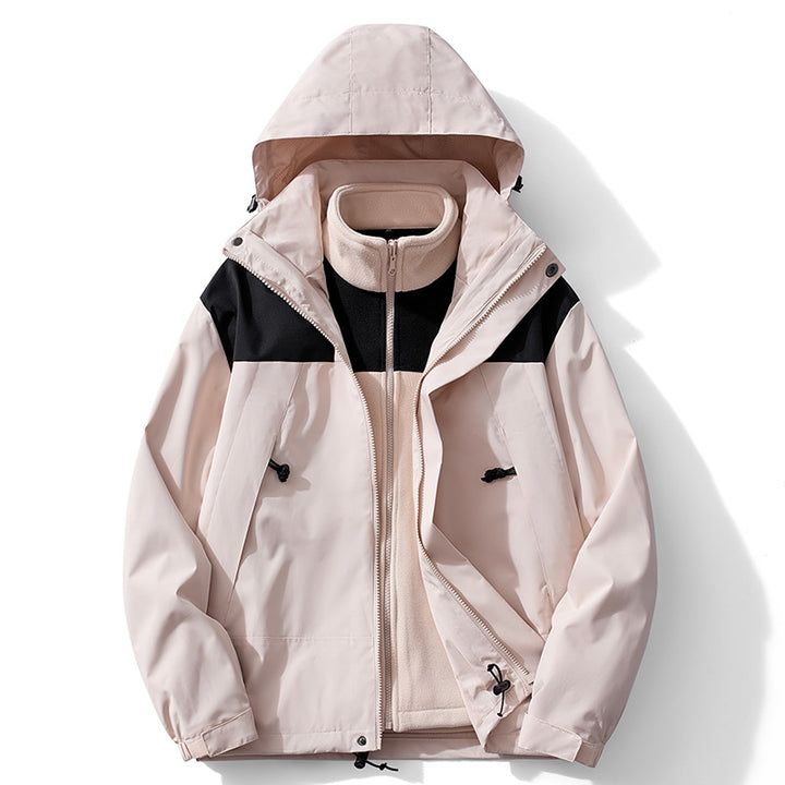 Herren Technische Windjacke mit abnehmbarer Kapuze Echo Archiv