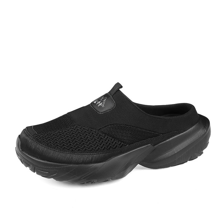Unisex Slip-On Clog-Sneaker mit dicker Profilsohle und atmungsaktivem Mesh-Oberschuh Echoarchiv
