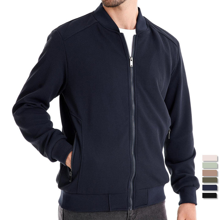 Herren modische Sportjacke mit atmungsaktivem Strukturdesign Echoarchiv