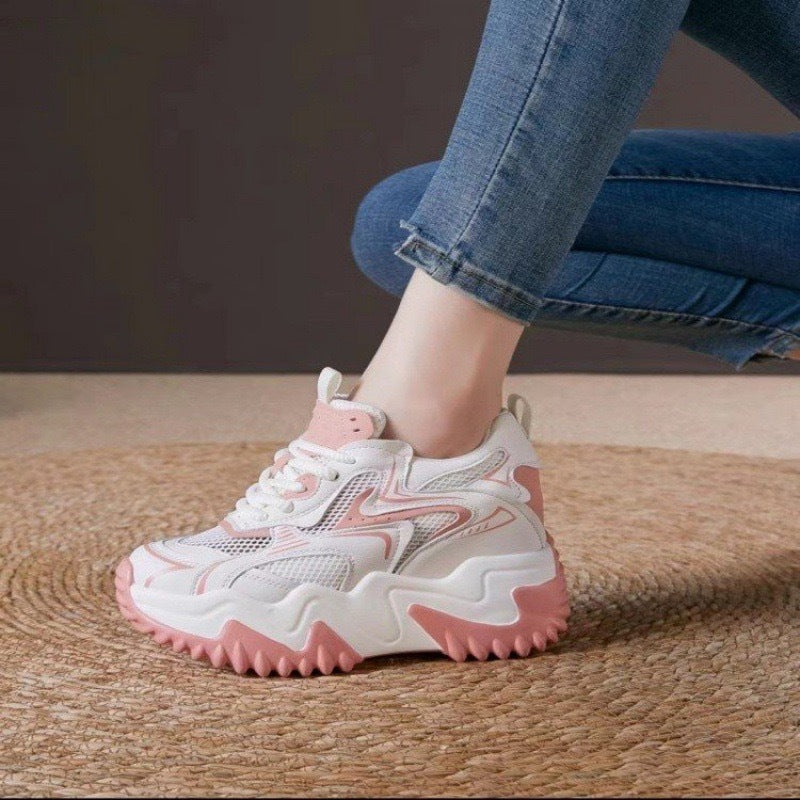 Damen Chunky Sneakers mit luftiger Mesh-Oberfläche und dämpfendem Komfort Echo Archiv