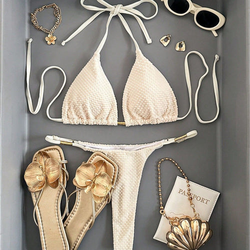 Damen Triangel-Bikini mit innovativem Strukturdesign Echo Archiv