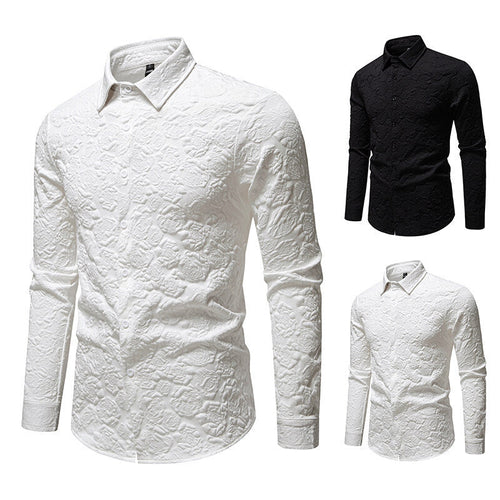 Herren Hemd mit strukturiertem Design – Arvello