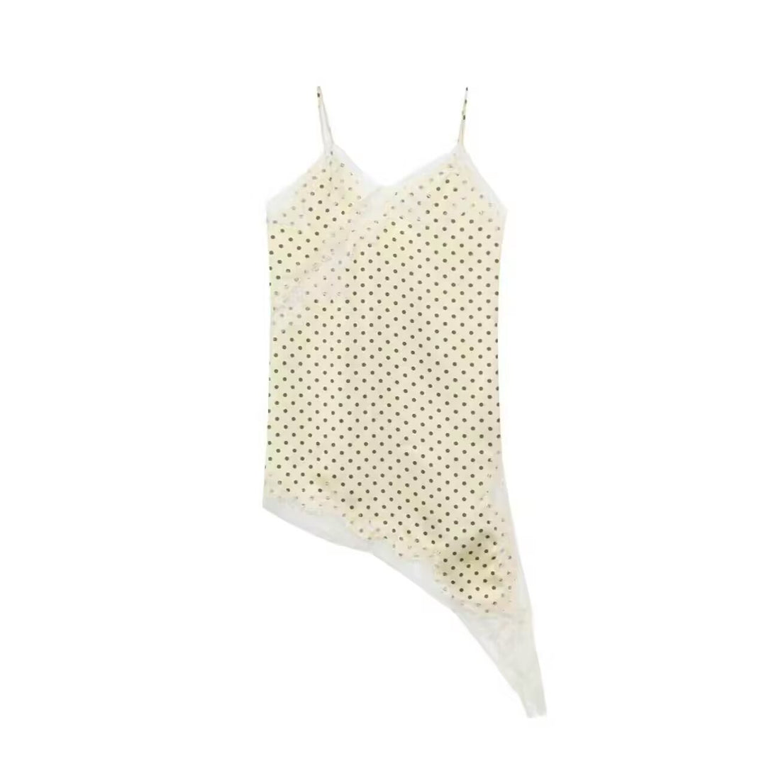 Damen asymmetrisches Spaghetti-Top Echo Archiv