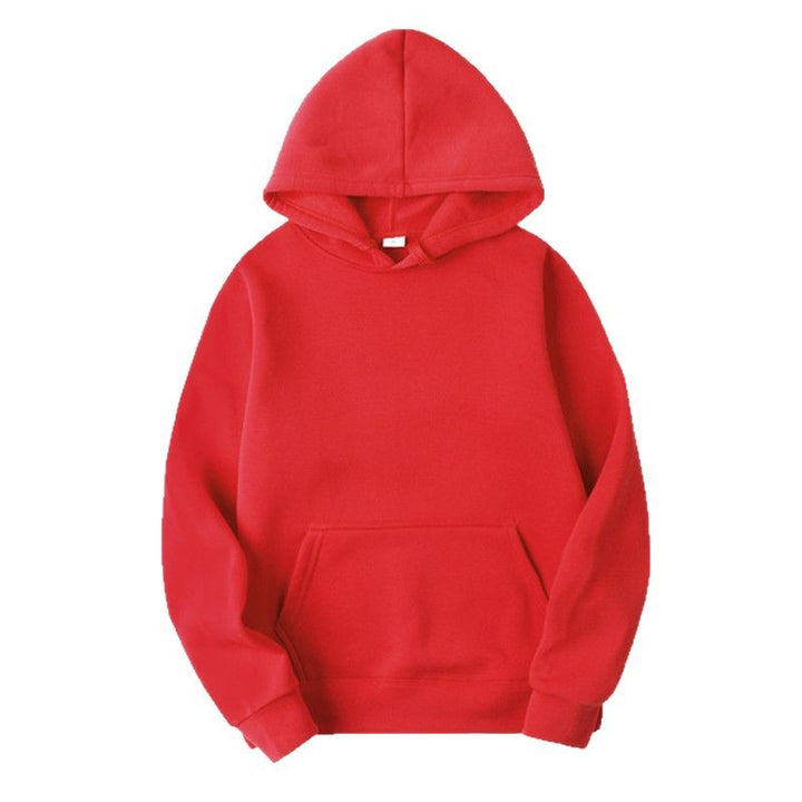 Unisex minimalistischer Kapuzenpullover ohne Reißverschluss mit innen angerautem French-Terry und integrierter Kängurutasche Echo Archiv