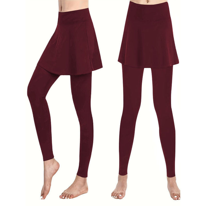 Damen Leggings mit integrierter Skirtschnitt Echoarchiv