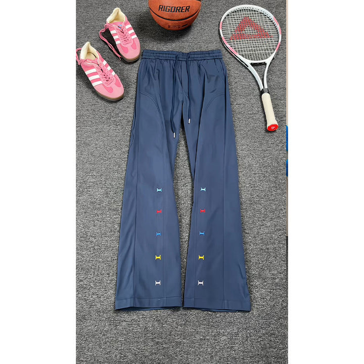 Damen Sportliche Freizeithosen mit elastischem Bund und buntem Detail Echo Archiv