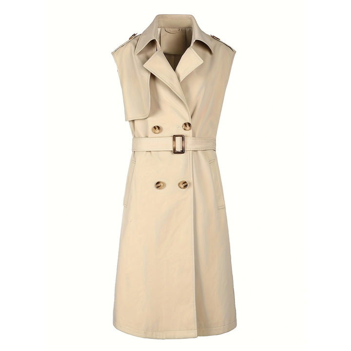 Damen Eleganter Trenchcoat mit Gürtel Echo Archiv