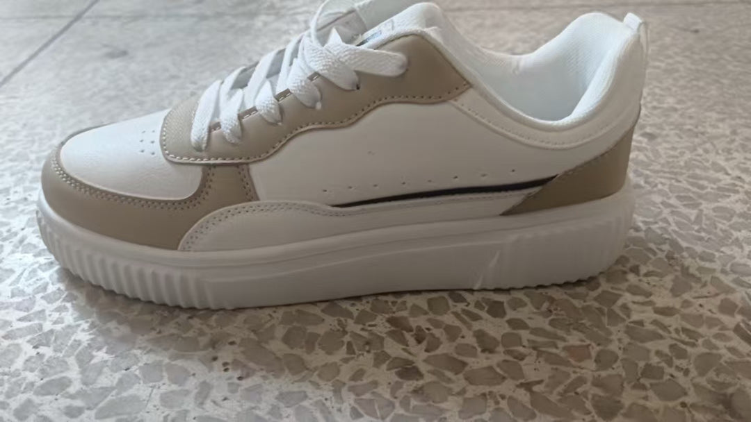 Damen nan Plateau-Sneaker mit besonders dicker Laufsohle und gepolstertem Komfortfußbett Echo Archiv