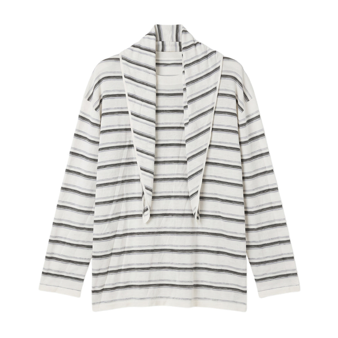 Damen Lässige Streifenjacke Echo Archiv