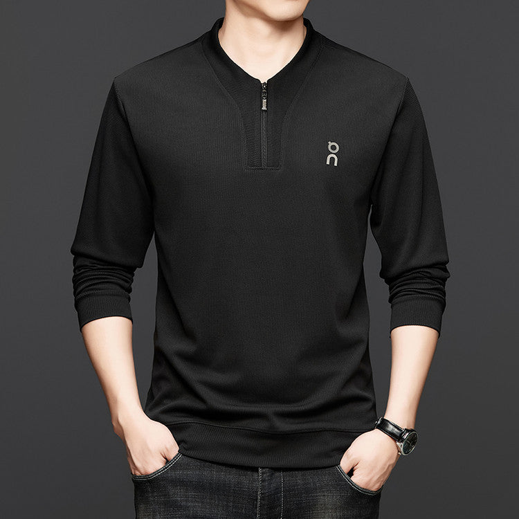 Herren funktioneller Pullover mit Reißverschluss und innovativem Design Echoarchiv