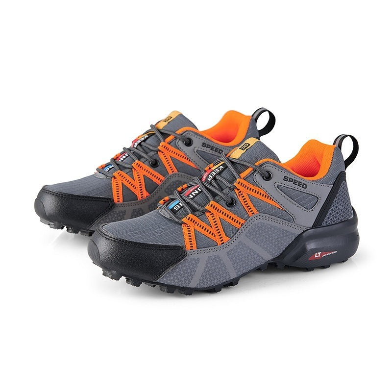 Herren nan robuster Trailrunning- und Outdoor-Sneaker mit griffiger Multiterrain-Profilsohle, verstärkter Zehenkappe und Bungee-Schnürung Echo Archiv