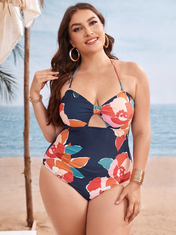 Damen florale Badeanzug Echo Archiv