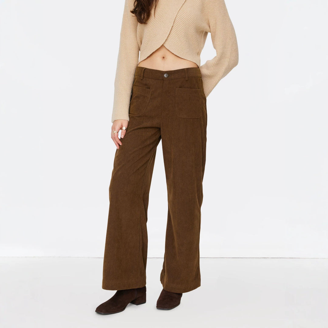 Damen Weit geschnittene Cordhose Echo Archiv
