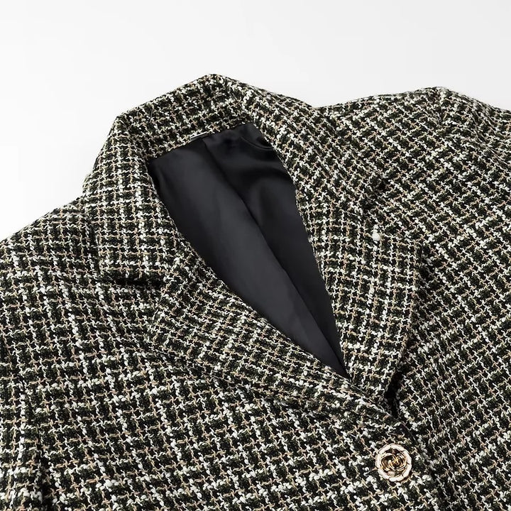 Damen Kurzblazer aus Bouclé‑Tweed mit kastiger Cropped‑Silhouette Echo Archiv
