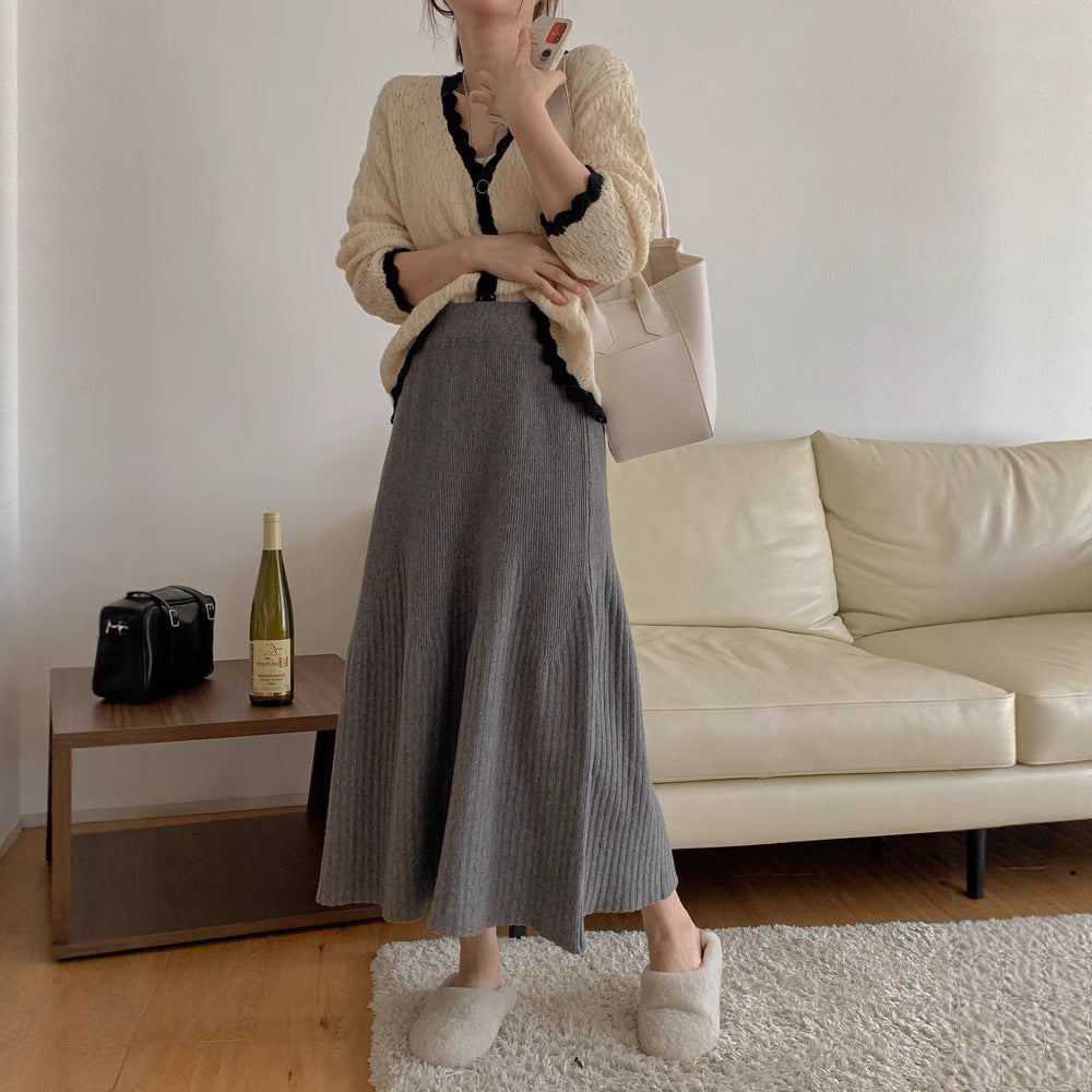 Damen Eleganter, weicher Plisseerock Echo Archiv