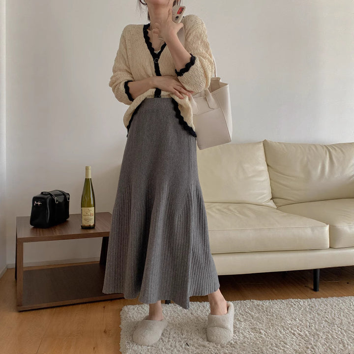 Damen Eleganter, weicher Plisseerock Echo Archiv