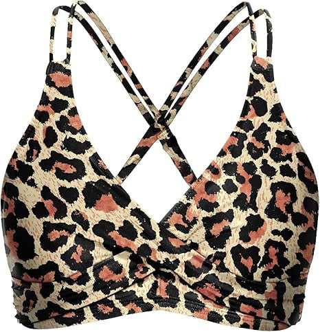 Damen Sportliches Bikinioberteil mit raffiniertem Wickeldesign Echo Archiv