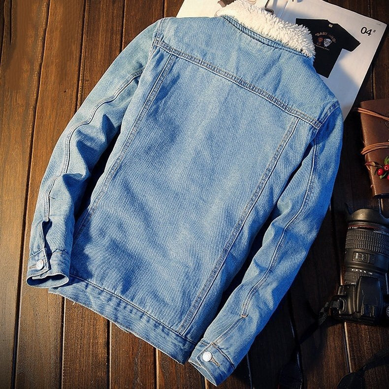 Herren Denimjacke mit weichem Innenfutter Echoarchiv