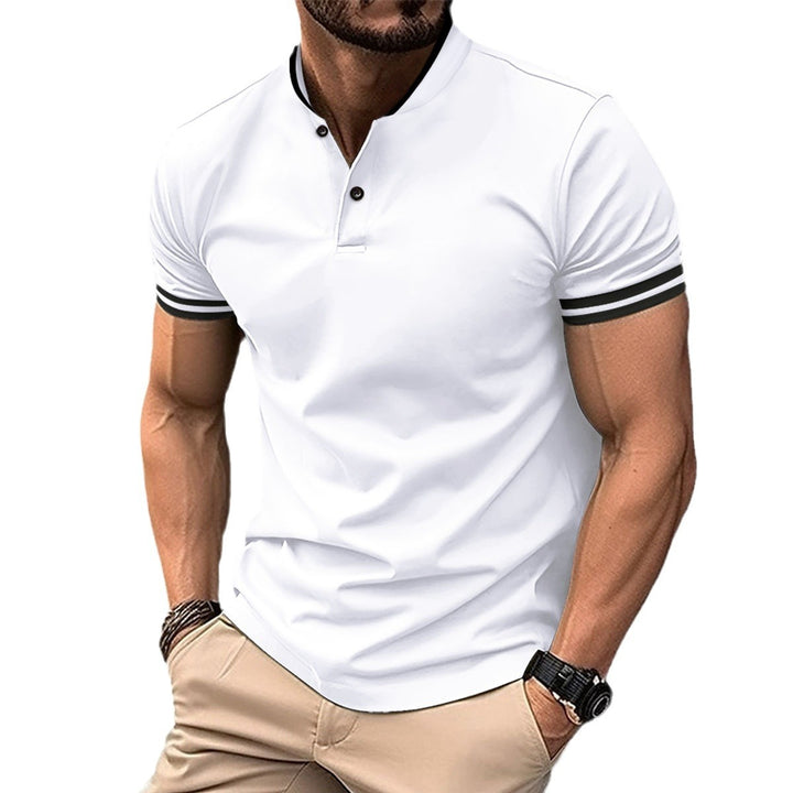 Herren Poloshirt mit kontrastierendem Kragen und hohen Komforteigenschaften Echoarchiv