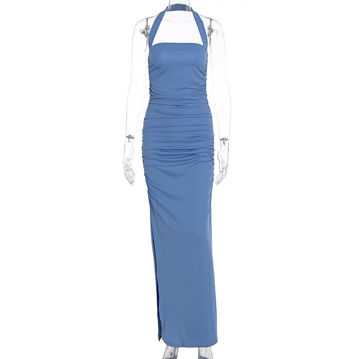 Damen Wickelkleid mit schmalem Taillenschnitt und elegantem tiefem Schlitz Echo Archiv