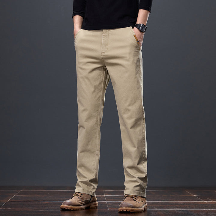 Herren bequeme Chinohose mit elastischem Bund und praktischen Taschen Echoarchiv