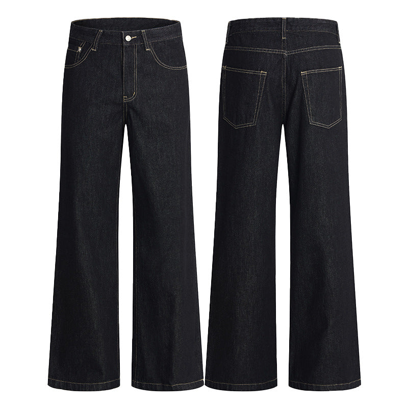 Herren Extraweite Baggy-Jeans aus robustem Denim Echo Archiv