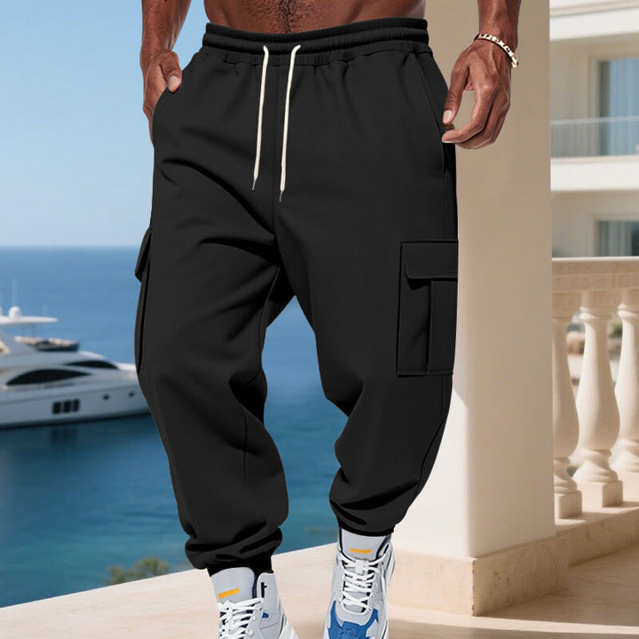 Herren modische Cargo-Jogginghose mit elastischem Bund und praktischen Seitentaschen Echoarchiv