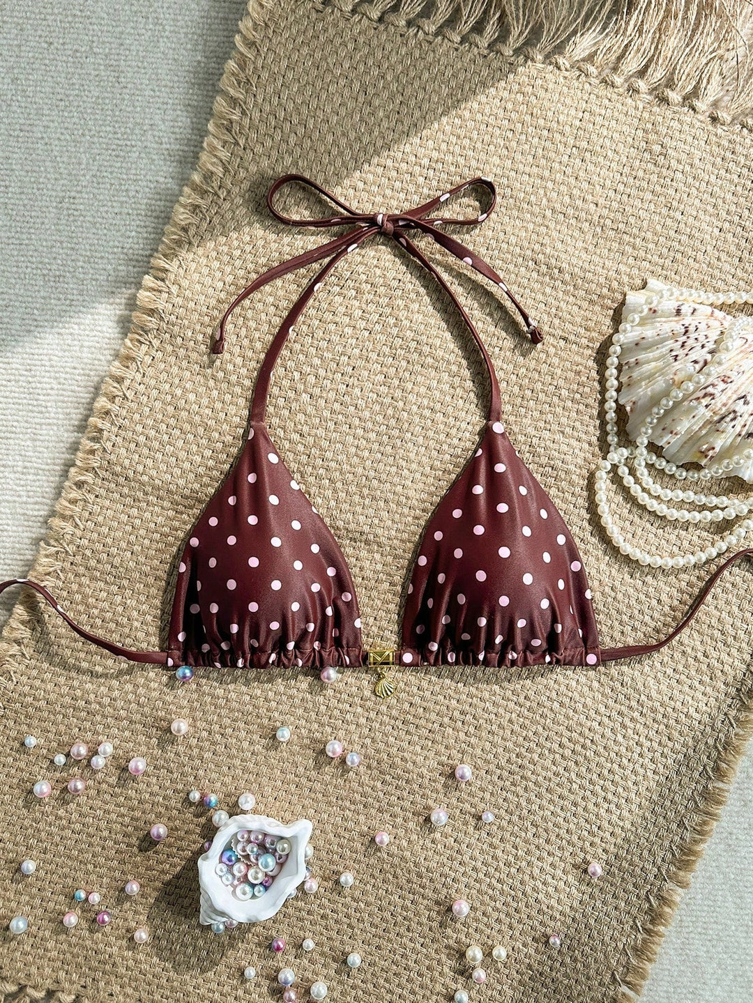 Damen Triangel-Bikinioberteil mit Rüschen Echo Archiv