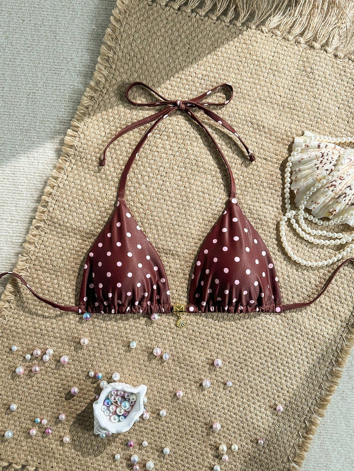 Damen Triangel-Bikinioberteil mit Rüschen Echo Archiv