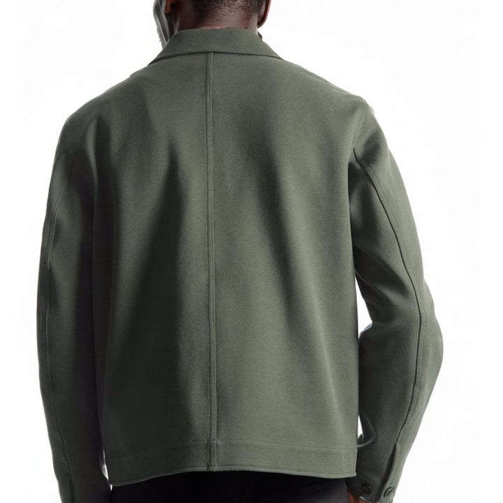 Herren moderne Utility-Jacke mit praktischen Taschen und hohem Kragen Echoarchiv