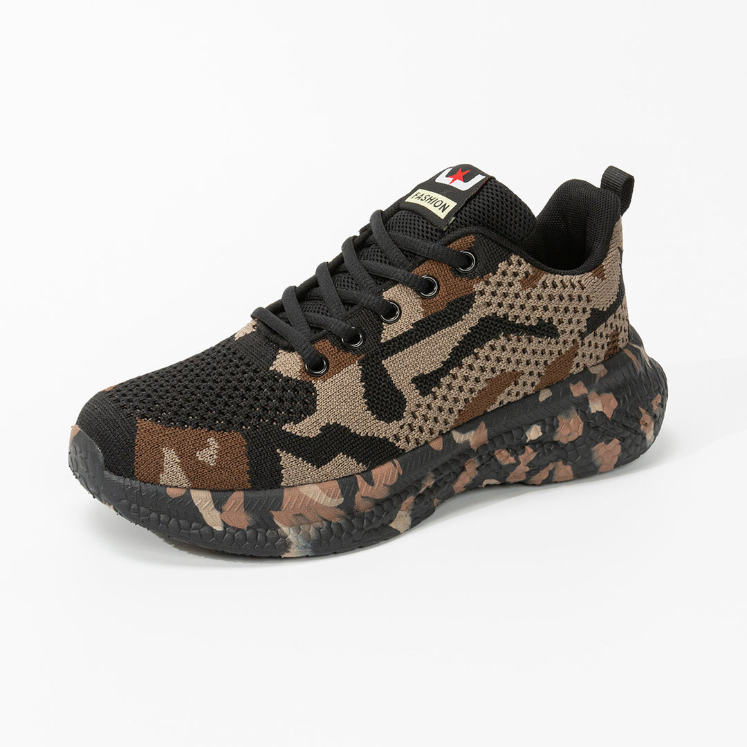 Unisex nan Camouflage-Strick-Sneaker mit geformter Dämpfungs-Zwischensohle und profiliertem Laufsohlen-Design Echo Archiv