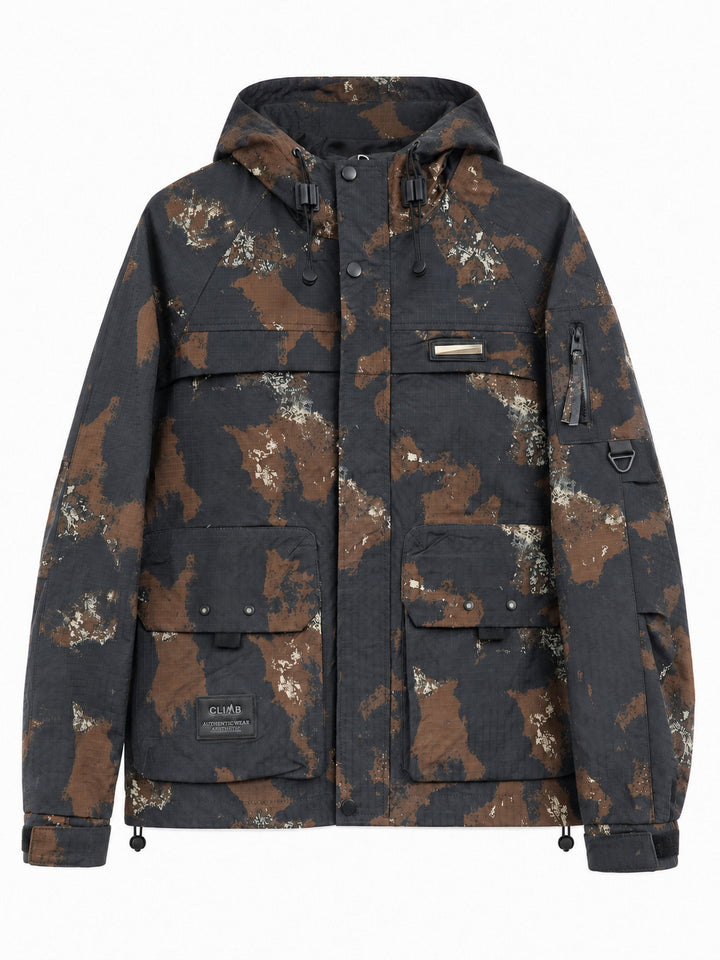 Herren Wetterfeste Übergangsjacke Echo Archiv