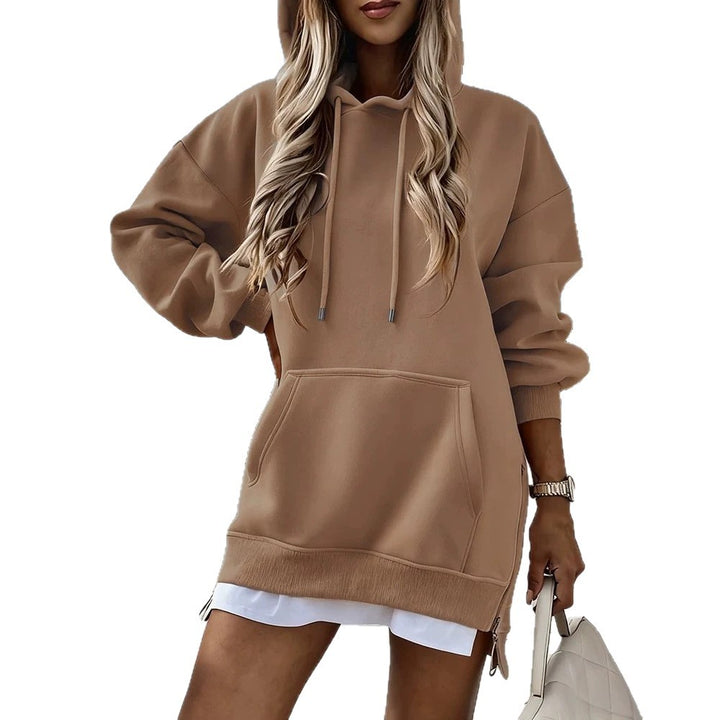 Damen Lässiger Hoodie mit seitlichem Reißverschluss Echo Archiv