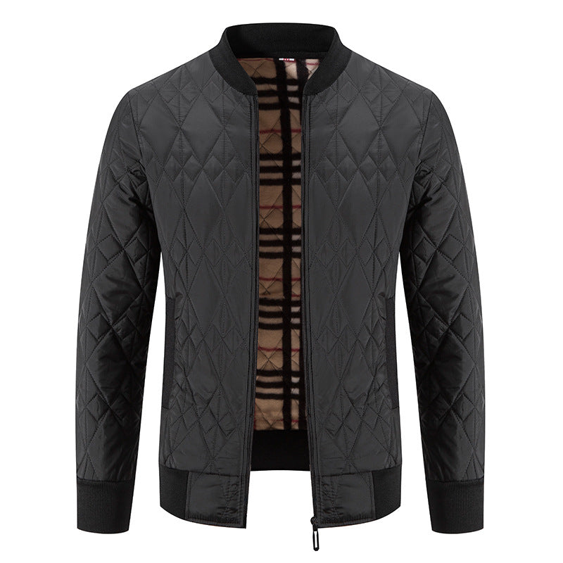 Herren Steppjacke mit modernem Design und praktischem Reißverschluss Echoarchiv