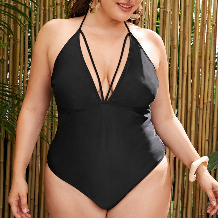 Damen Bademode mit tiefem V-Ausschnitt und trendigen Cut-Outs Echo Archiv