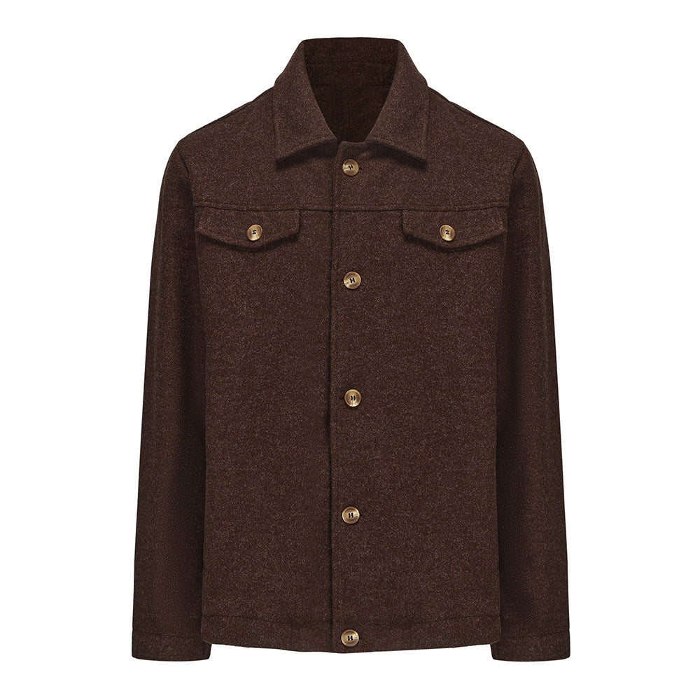 Herren modische Utility-Jacke mit strukturierten Details Echoarchiv
