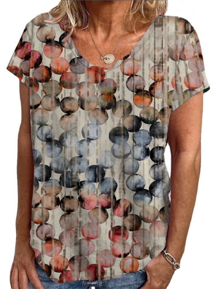 Damen T-Shirt mit einzigartigem Mandala-Design Echo Archiv
