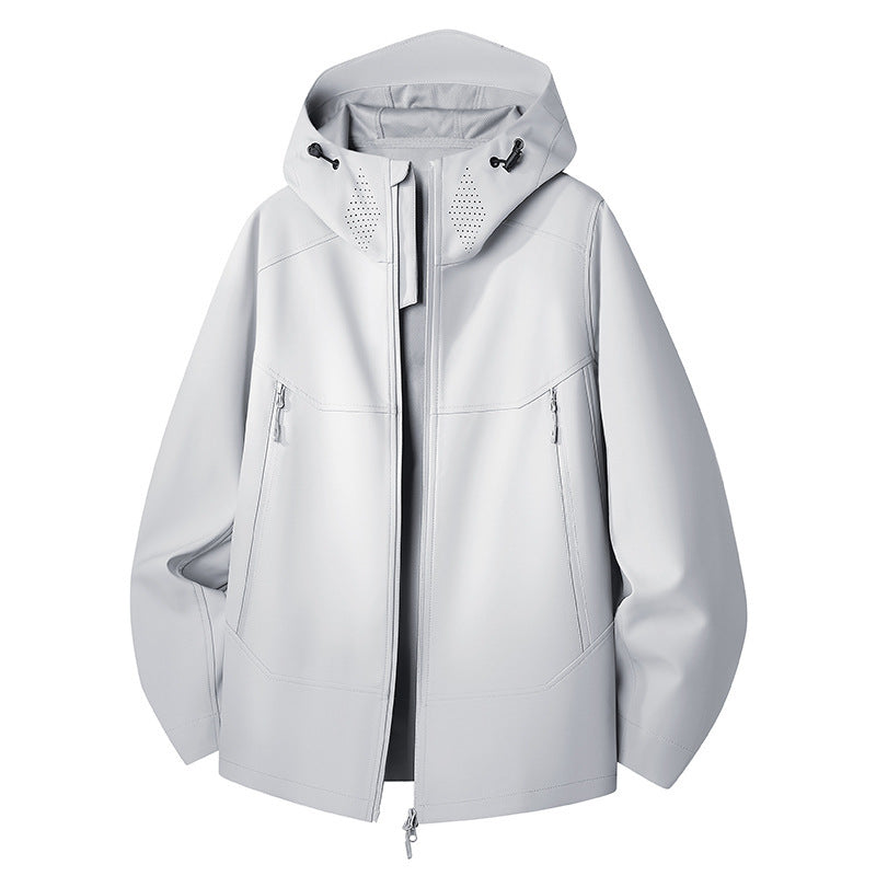 Damen Wasserdichte Softshell-Outdoorjacke mit minimalistischer Silhouette und Belüftungsperforation am Kragen Echo Archiv