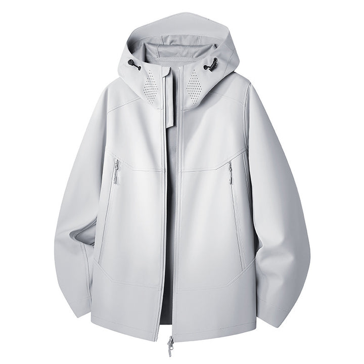 Damen Wasserdichte Softshell-Outdoorjacke mit minimalistischer Silhouette und Belüftungsperforation am Kragen Echo Archiv
