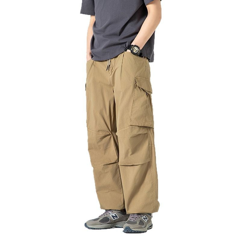 Herren Weite Cargo-Hose mit Tunnelzugbund, Multifunktions-Taschen und teilbaren Kniepartien Echo Archiv
