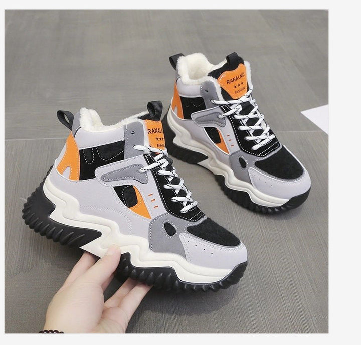 Damen Hohe Sneakers mit wärmendem Innenfutter und strukturiertem Design Echo Archiv