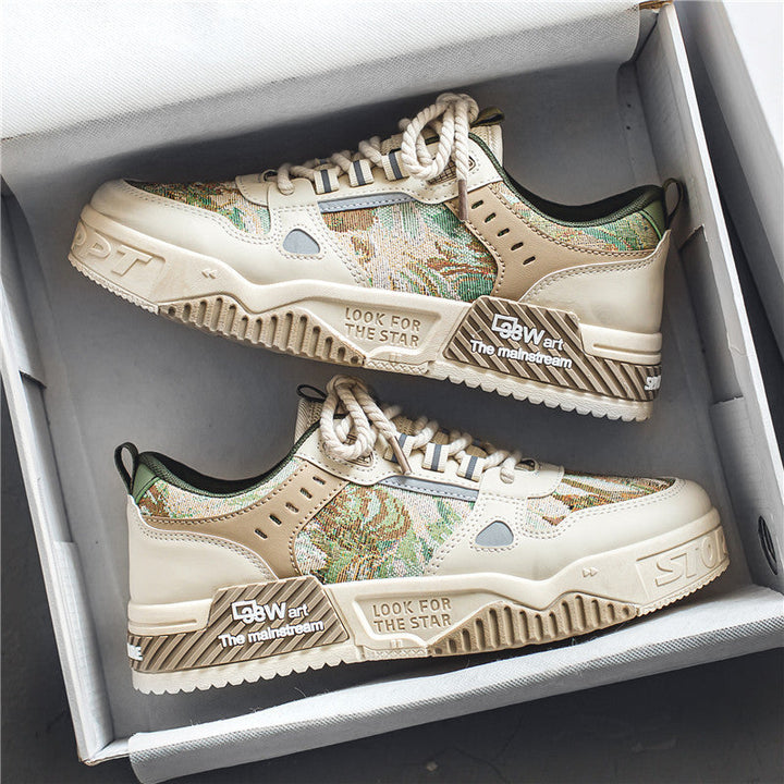 Damen Modische Sneaker mit einzigartigem floralem Design und stabiler Profilsohle Echo Archiv