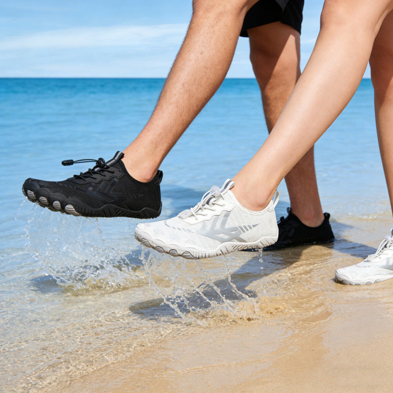 Unisex nan ultraleichte Aquaschuhe mit zehennahem Flexprofil, rutschfester Gummilaufsohle und Schnellzugverschluss Echo Archiv
