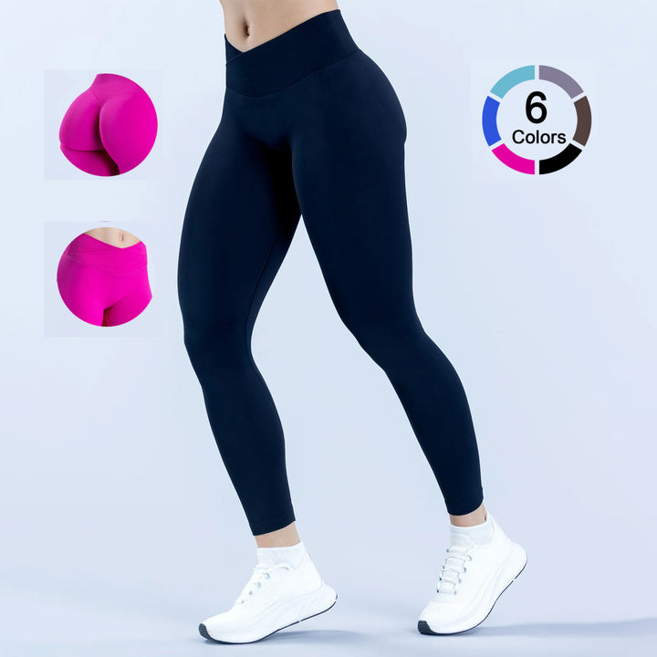 Damen High-Waist Sportleggings mit figurbetonter Passform und atmungsaktivem Material Echo Archiv
