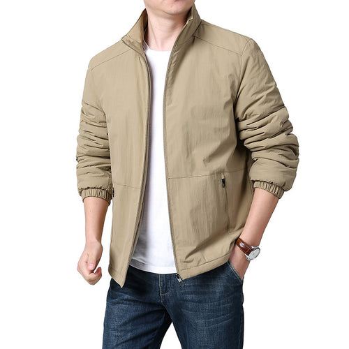 Herren Leichte Übergangsjacke mit elastischen Bündchen Echo Archiv