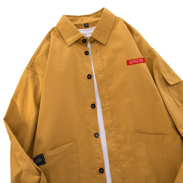 Herren lässige Utility-Jacke mit praktischen Taschen und modernem Schnitt Echoarchiv