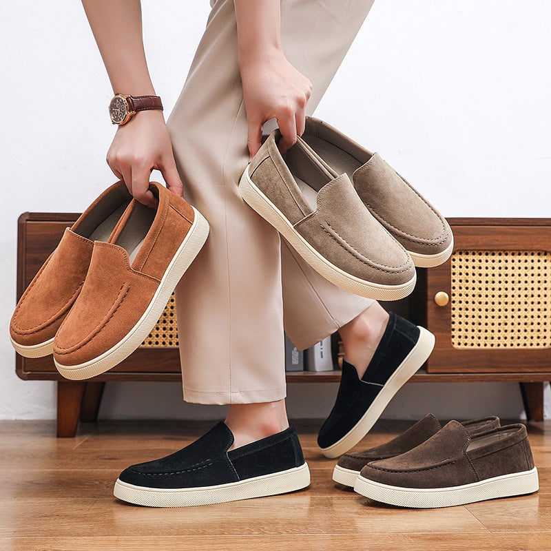 Herren Bequeme Wildleder Slipper Echo Archiv