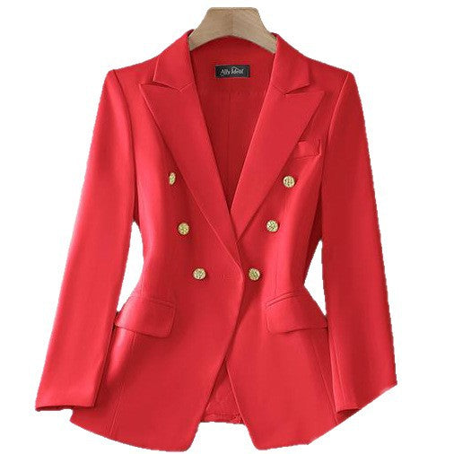 Damen Modischer Doppelreiher Blazer mit eleganten Details Echo Archiv