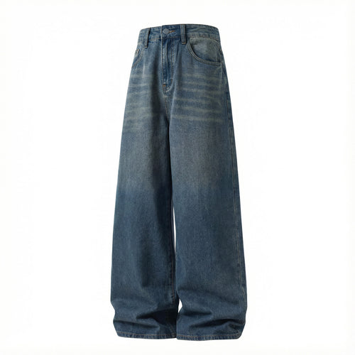 Damen High‑Waist Jeans im Palazzoschnitt mit weitem Bein Echo Archiv
