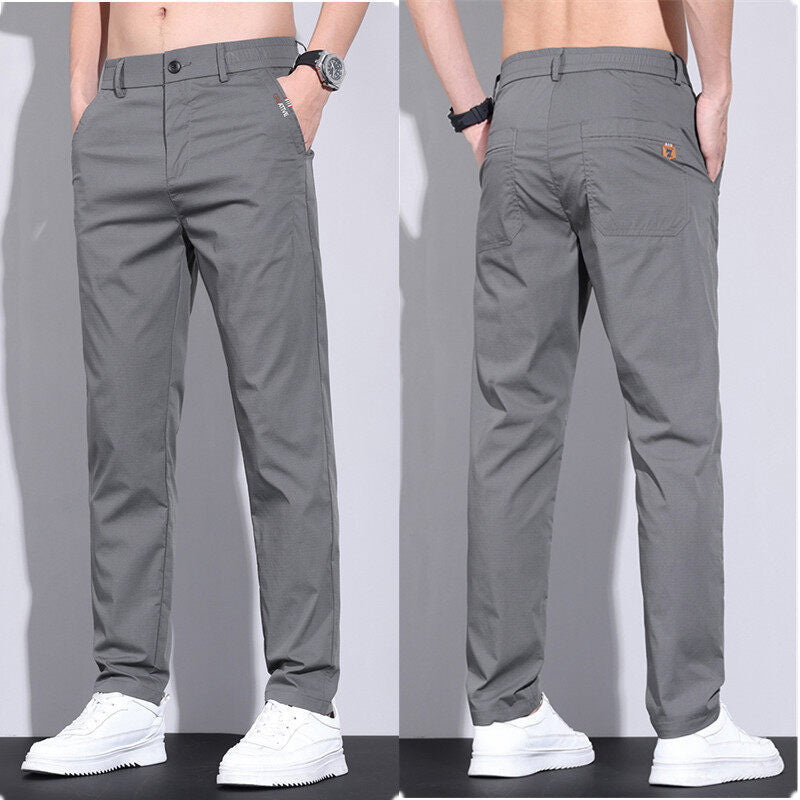Herren modische Chino-Hose mit elastischem Bund und praktischen Seitentaschen Echoarchiv